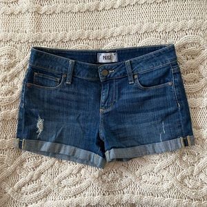 PAIGE Jimmy Jimmy Denim Shorts